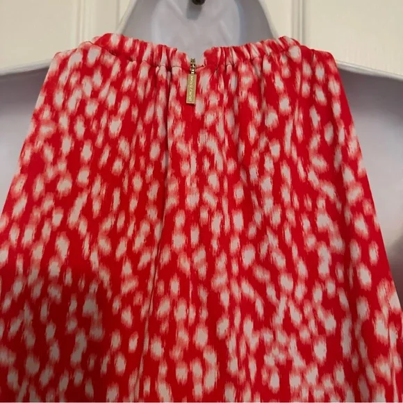 Michael Kors coral & white print dress - Picture 4 of 5